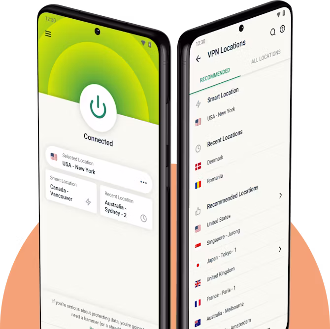 מכשירי טלפון Android עם ExpressVPN
