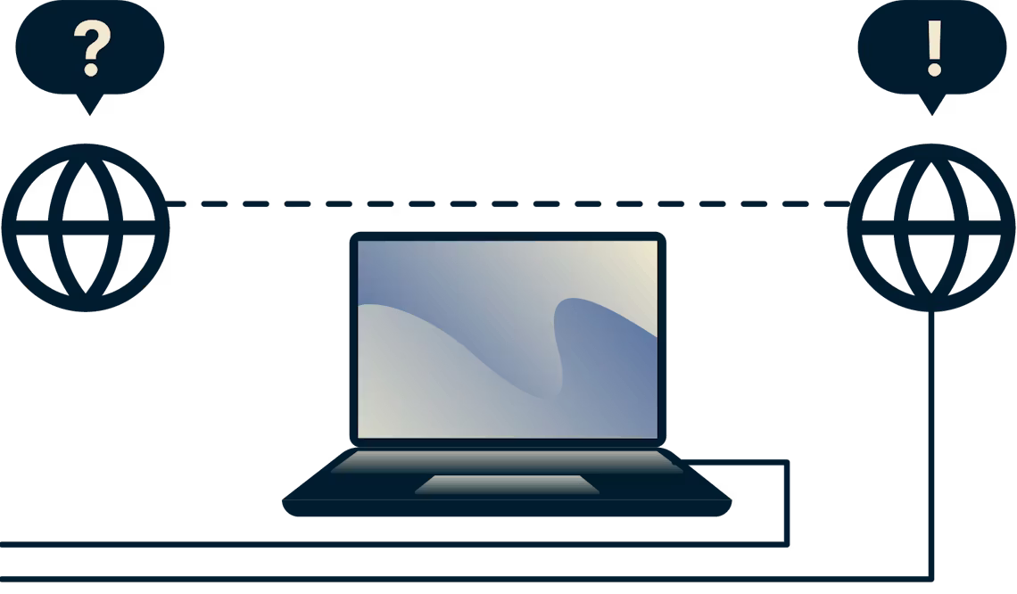 Bir VPN ile trafik alışverişi sorunlarını atlama: Bir ISS'nin trafik alışverişi nedeniyle videoyu yavaşlatamadığını g&ouml;steren diyagram.