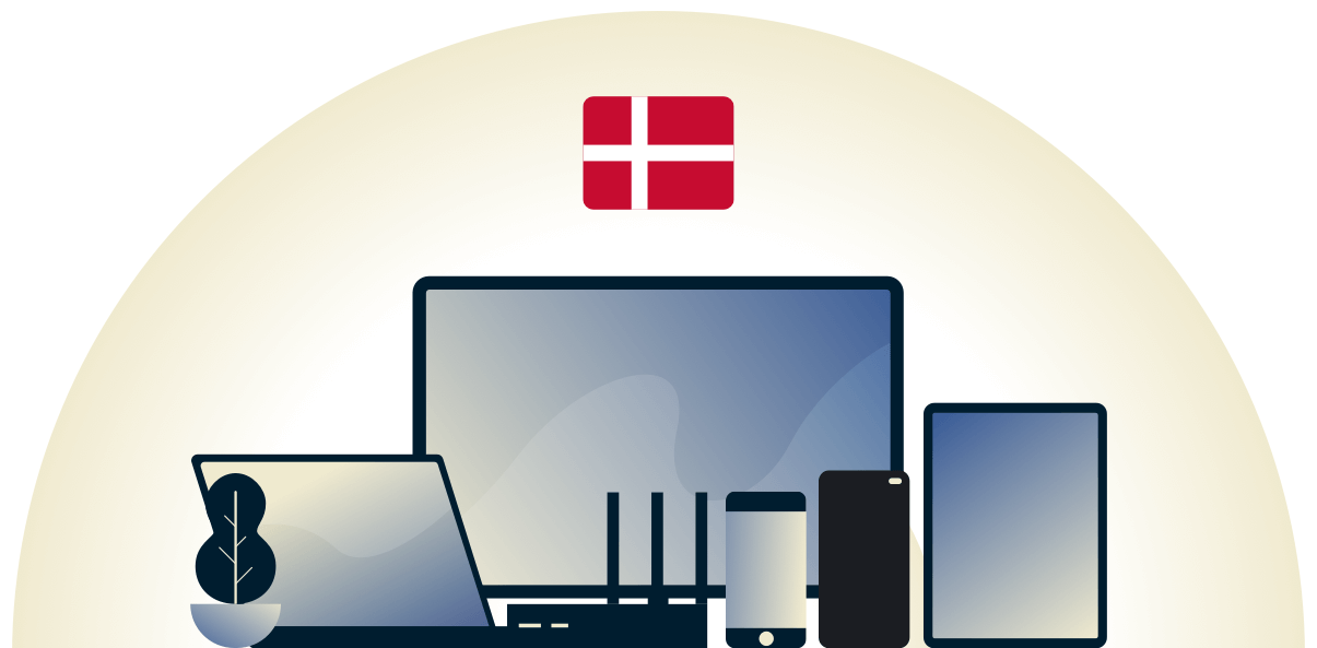 Danmark VPN, der beskytter en række forskellige enheder.